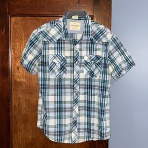 Men’s American eagle shirt sleeve button up
